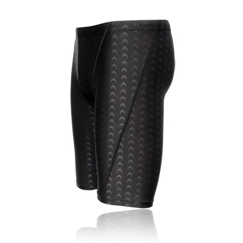 Men's Quick-drying Faux Shark Skin Swimming Trunks - Image 1