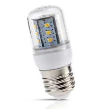 Nflc-3 Вт E27 5630 SMD светодиодные лампы кукурузы пятно света лампы теплый белый 270LM AC100-240V = 15 Вт