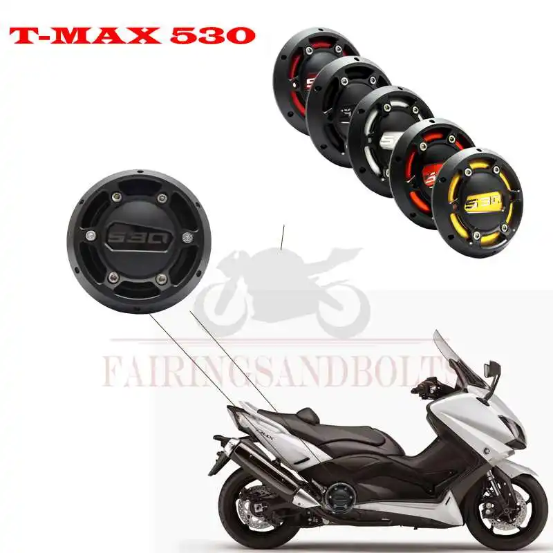 

Motorcycle T-MAX 530 500 CNC Engine Stator Cover Protector For Yamaha Tmax T-max 530 2012-2015 TMAX500 2004-2011