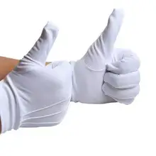 2 пары три-прочность белый труда страхование тонкий этикет прием wenwan circling парадный военный безопасности перчатки