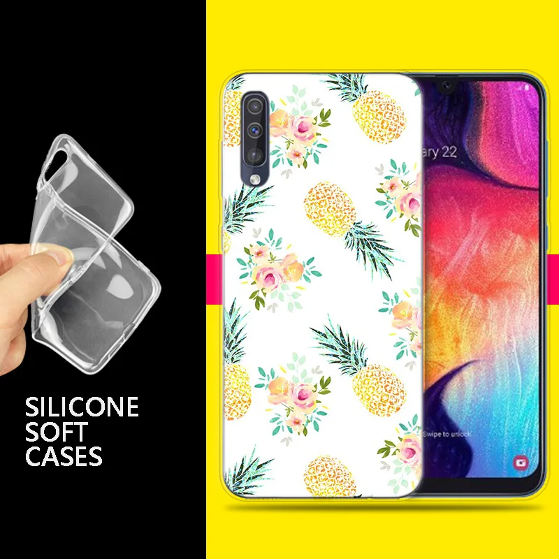 Transpatrent силиконовый чехол для samsung Galaxy A50 A70 A30 M30 M20 A10 A20 A40 M20 чехол для телефона с узором в горошек