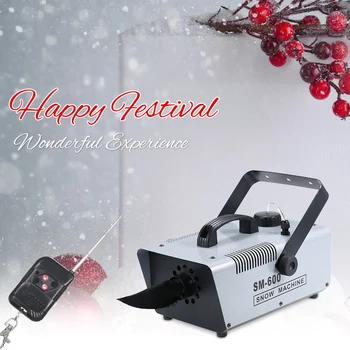 

Snowflake Machine Stage Light Lighting AC220V 600W Fixture Wireless Remote Control 1L Big Capacity Party DJ Show Home Christmas