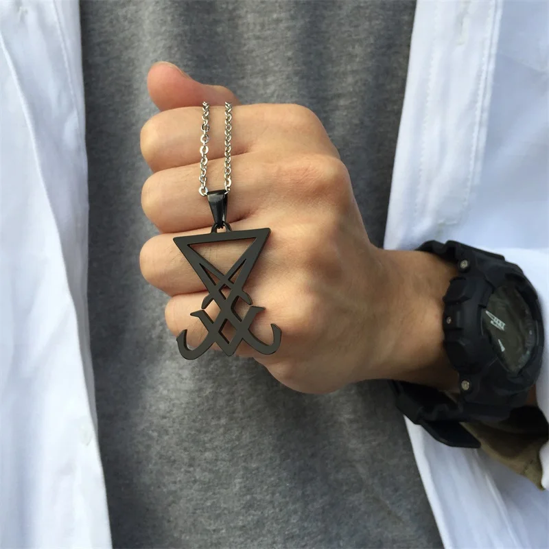 Men-s-Seal-of-Lucifer-Satanic-Jewelry-Sigil-of-Baphomet-Pendant-Necklace-in-Black-Gothic-Dark