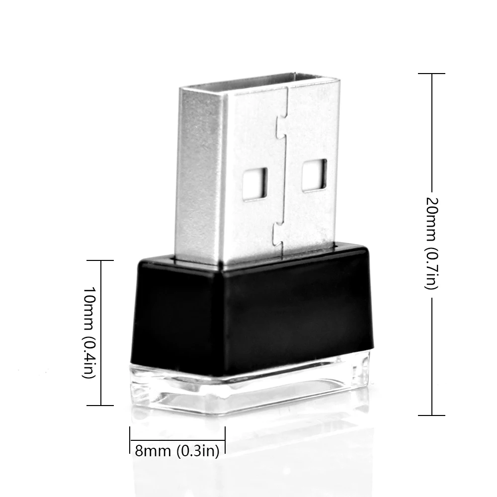 Автомобильный светодиодный атмосферный свет с usb разъемом интерьерная