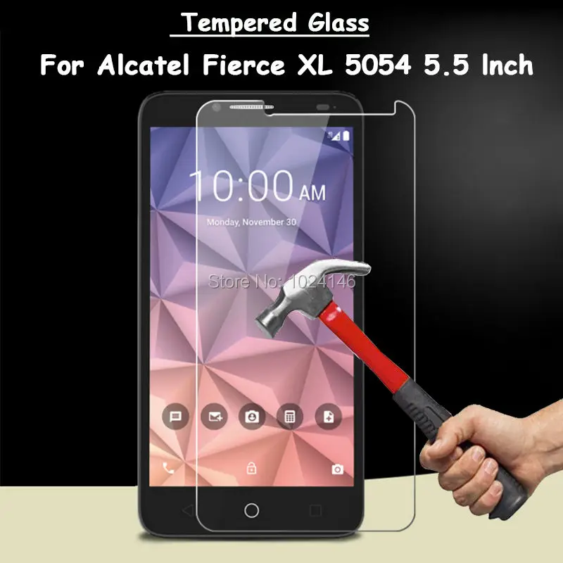 Закаленное стекло для Alcatel One Touch Fierce XL 5054 5054D прозрачное защитное 5 дюйма