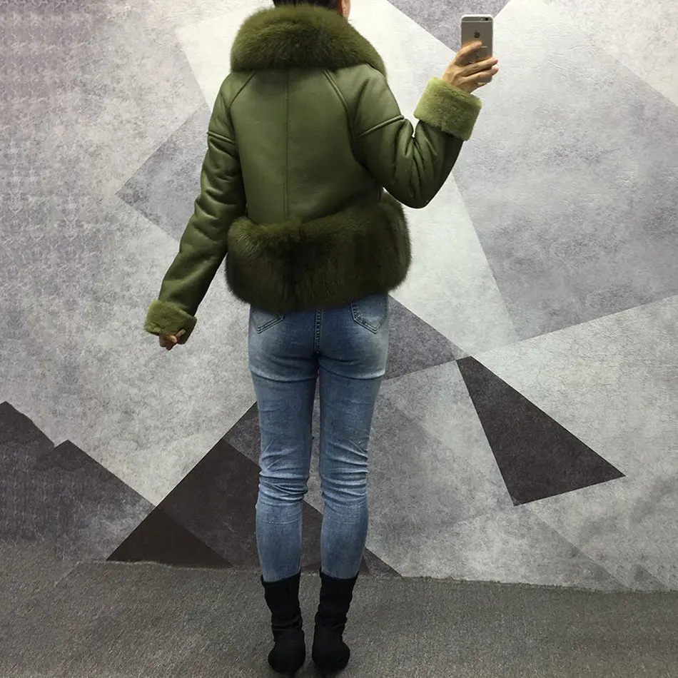 women genuine leather jacket with fur (21)