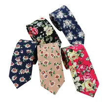 6 см хлопковые Цветочные Галстуки с принтом для мужчин, винтажные мужские костюмы, свадебные вечерние Женихи, галстук, узкий галстук, галстук