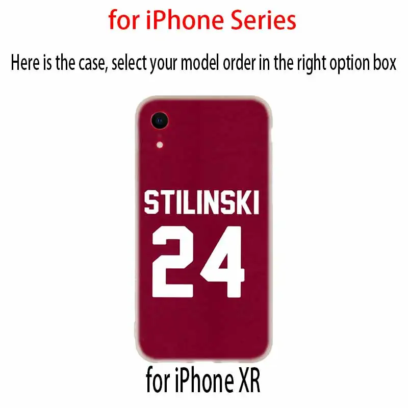 Чехлы для телефонов силиконовый мягкий чехол iPhone 11 Pro X XS Max XR 6 6S 7 8 Plus 5 4S SE Stilinski 24 Teen