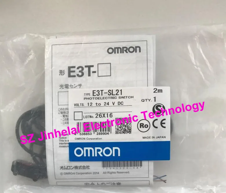New and original E3T-SL21, E3T-SL11 OMRON Photoelectric sensor Photoelectric switch 12-24VDC 2M New and original E3T-SL21, E3T-SL11 OMRON Photoelectric sensor Photoelectric switch 12-24VDC 2M