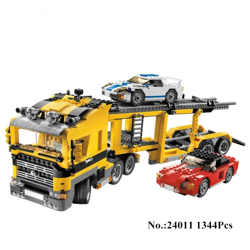 

IN STOCK H&HXY 24011 1344Pcs Technic Series The Three in One Highway Transport Set Building Blocks Brick lepin Toys Model Gift