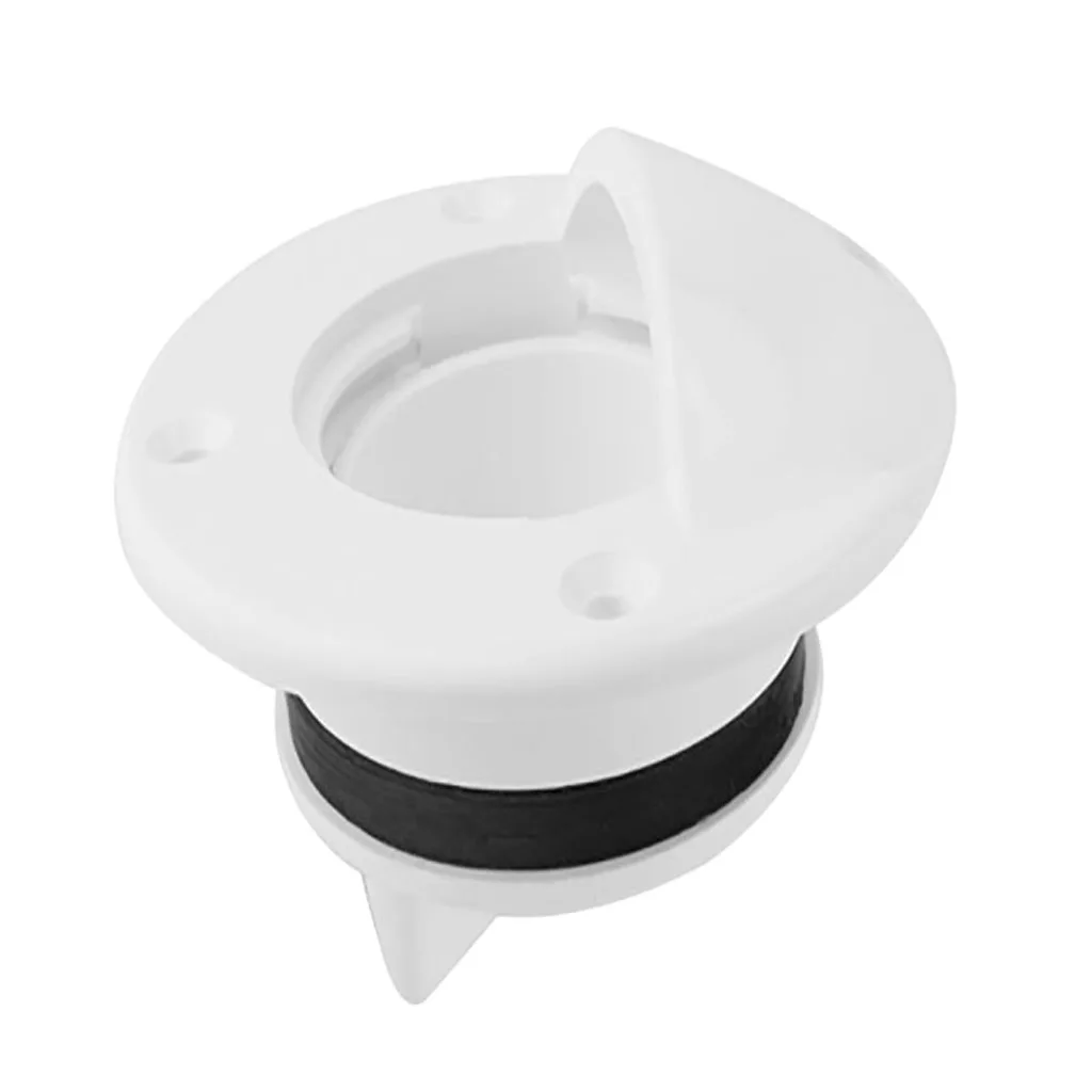 

ABS Plastic Boat Transom Deck Drain Scupper Valve 2 inch Screw Cap Bung Stopper for Raft Kayak Inflatable Boats Water Sport