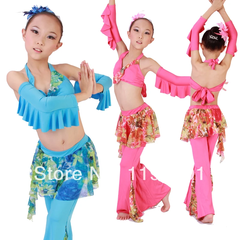 Child belly dance set dance practice service dance clothes child belly