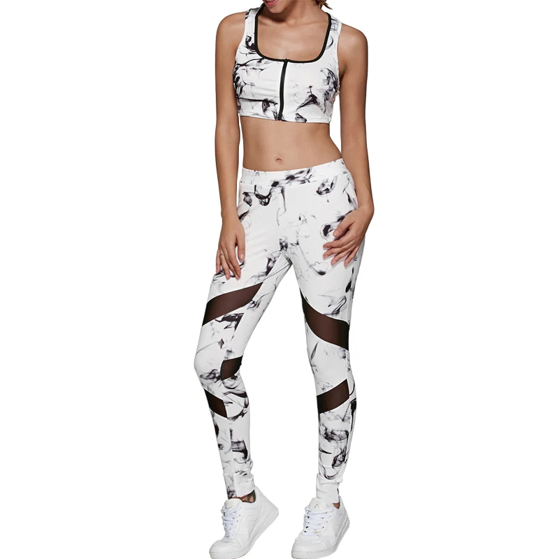 Sexy Fitness Women Sets Sporting Workout Female 2 piece Suits