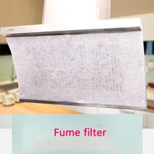 2 шт. фильтр для кухонной вытяжки Бумага Белый Диапазон капот маслостойкие стикеры фильтр бумага огнестойкий кухонные принадлежности 40A0P1
