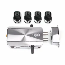 Remote Control Door Lock Wireless Lock Anti-theft Lock Automatically Intelligence Household for Home Apartment F1785D
