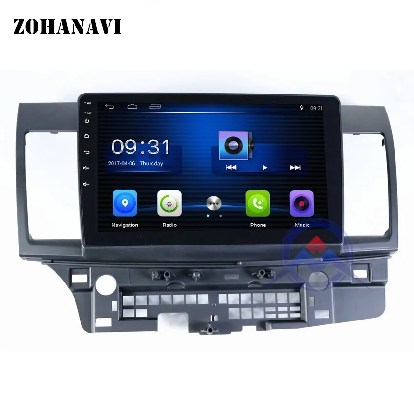 Clearance ZOHANAVI 10.2 inch Android Car DVD player for Mitsubishi lancer 2008 2009 2010 2011-2016 radio GPS navigation multimedia player 12