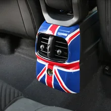 Анти-грязный сзади Кондиционер Vent Рамки декор отделка Наклейки Обложка для Mini Cooper countyman F60 Clubman F54 автомобиля стиль