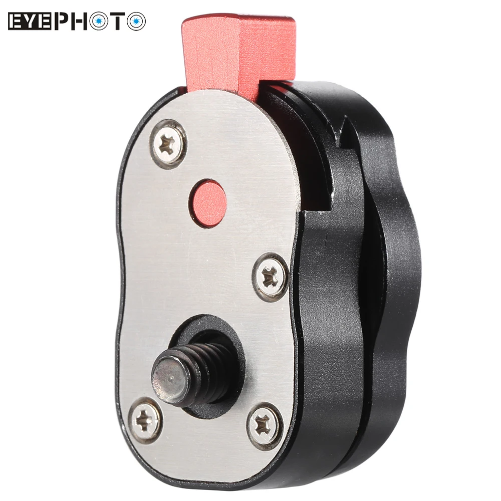 Prix pour En aluminium et En Acier Mini Quick Release Plate pour LCD Moniteur Bras Magique LED lumière Caméra Caméscope Rig 1/4 "vis montage Prix pour En aluminium et En Acier Mini Quick Release Plate pour LCD Moniteur Bras Magique LED lumière Caméra Caméscope Rig 1/4 "vis montage