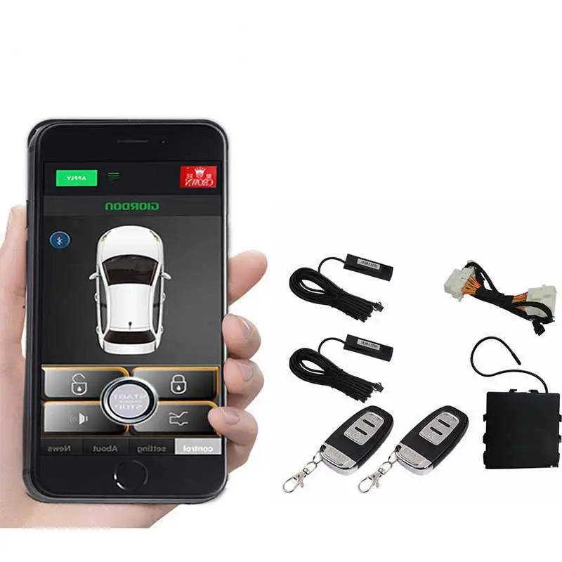 

For Honda Smartphone OBD PKE Start Stop Upgrade Keyless Entry System Central Locking LED Remote Auto Car Alarm Fit Japanese Cars