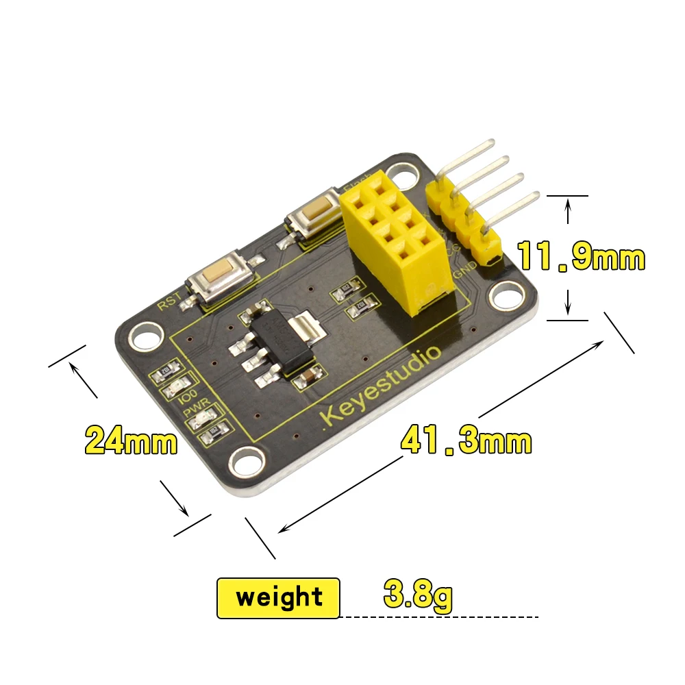 Keyestudio ESP 01S Wifi в серийный щит модуль для Arduino ESP8266 Wifi|Интегральные схемы| |