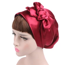 Для женщин выпадения волос удобные для рака головы оберточная лента повседневные аксессуары шапочка для химиотерапии лук длинные Скорпион колпак для сна