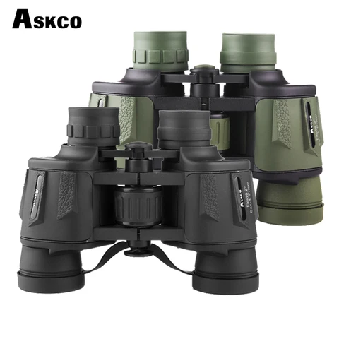 Telescópio de Caça Binóculos à Prova Água para Caça Askco Binóculos Profissional Zoom Alta Qualidade Grande Claro Lll Visão Noturna Dwaterproof 8×40