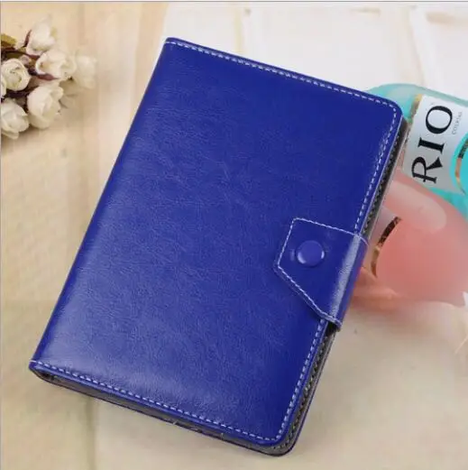 Для Perfeo 7042 3g 7 дюймов планшет из искусственной кожи крышка корпуса Folio - Цвет: Blue