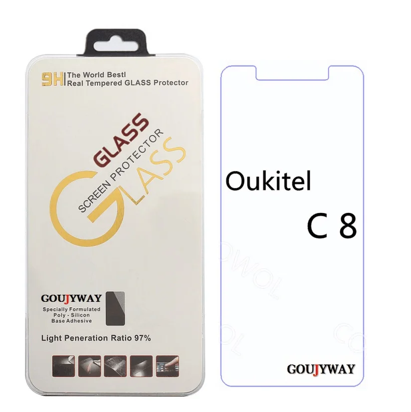 Goujywa закаленное Стекло для Oukitel U8 U2 U16 MAX K5 K6 C8 U15 Pro S U20 плюс аксессуары Защитная