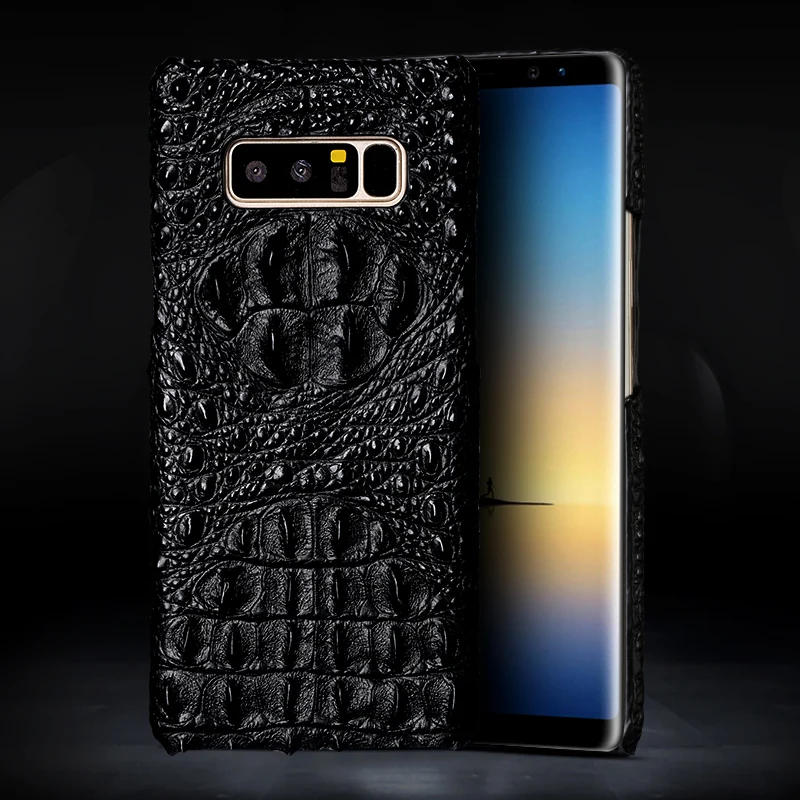Чехол для телефона Samsung Note 10 S6 S7 edge S10 Plus чехол с текстурой крокодиловой головы