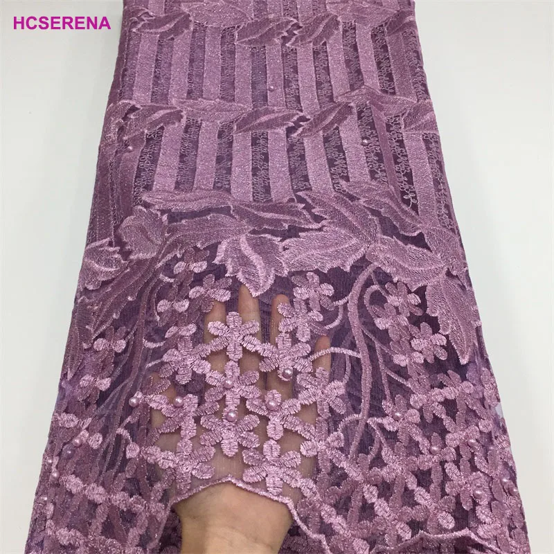 

2019 new design french lace embroidered tulle lace fabric with multicolor beads FC17-JYX11 free shipping,Nigerina lace fabric