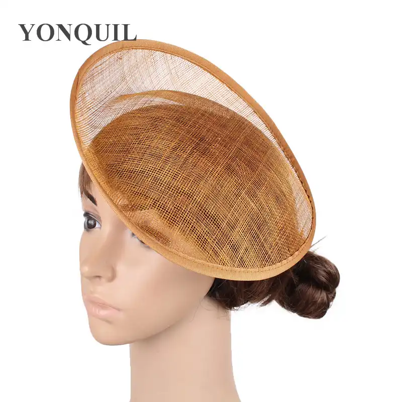 gold hats and fascinators