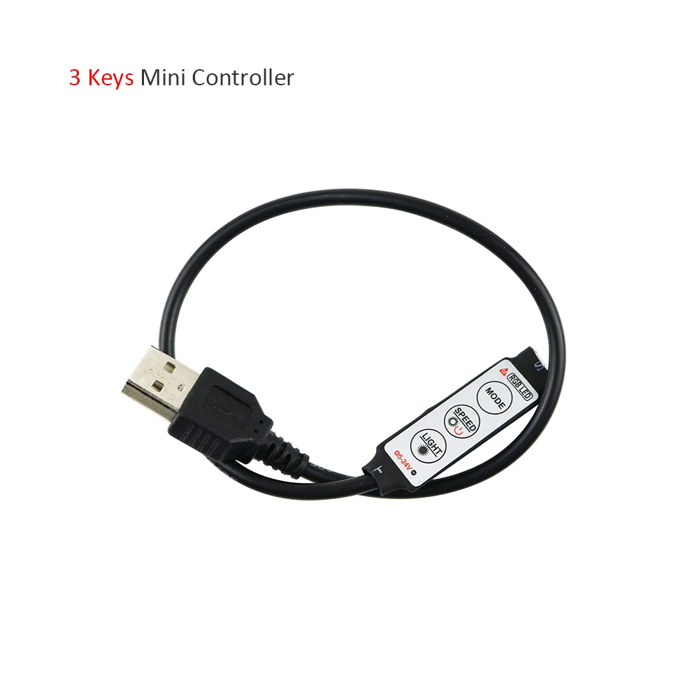 Мини контроллер RGB для светодиодсветильник ленты 3528 5050 SMD 5 в постоянного тока 3