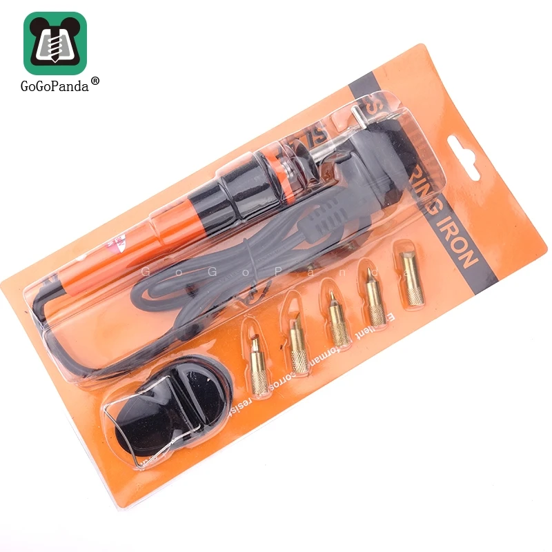 

Free Shipping External Heated Carve Patterns Designs Woodwook Soldering Iron Fine Long Life Electric Solder Iron 220V-240 30W