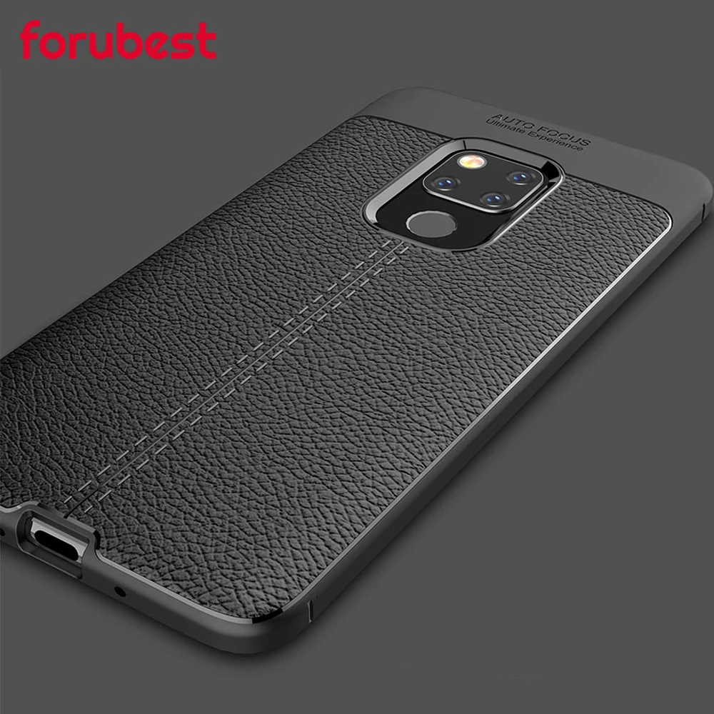 Luxury Leather Carbon Fiber Shockproof Matte Cover Case for Huawei P10 Plus Lite P20 Pro Honor 9 8 Mate20 For |