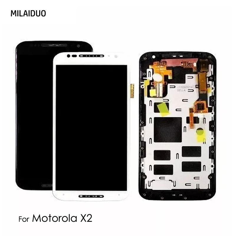 

LCD Display For Motorola Moto X2 XT1092 XT1095 XT1097 Touch Screen Digitizer Assembly Replacement 5.2" Black No/with Frame