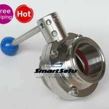 1,5 ''Tri Зажим бабочка клапан из нержавеющей стали 304