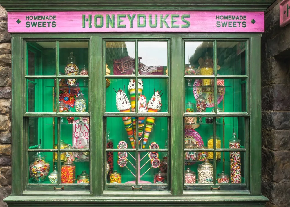 Capisco Honeydukes конфетный бар фон для фотосъемки ледяной сладкий шопп волшебный оформление вечеринки фон для фотостудии