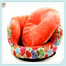Colorful New Design Soft Dog Cushion Coral Fleece Pet Bed Mat