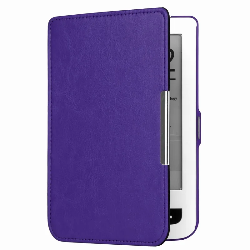 Защитный флип-чехол из искусственной кожи для pocketbook touch lux 3, красный цвет, для pocketbook 614 plus, pocketbook 615/625 - Цвет: purple