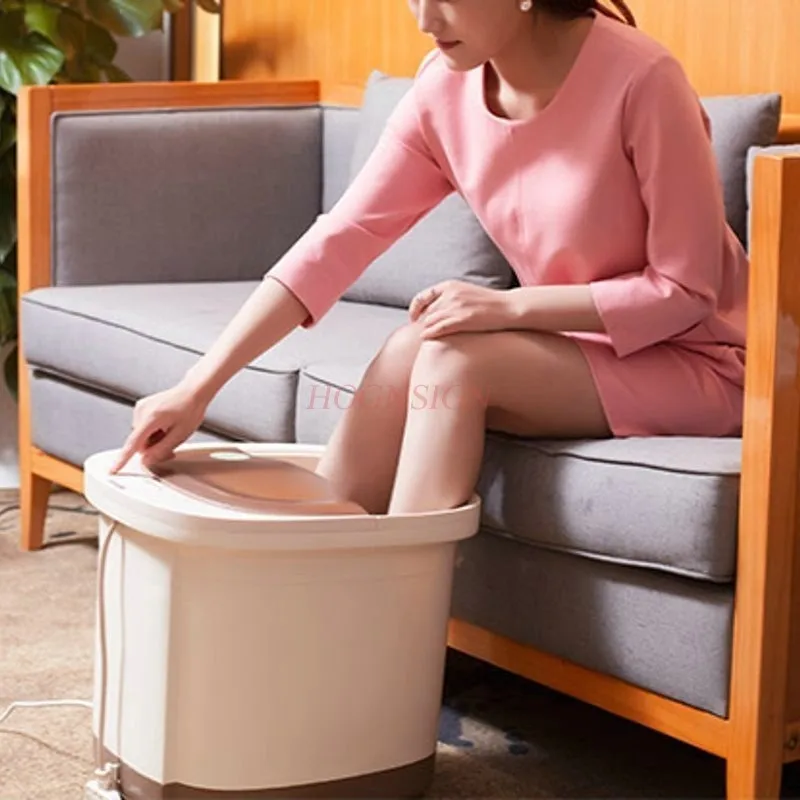 Footbath Electric Massage Heating Household Electronic Automatic Massager Feet Wash Plantar Clean Foot Bath Barrel Hot Sale