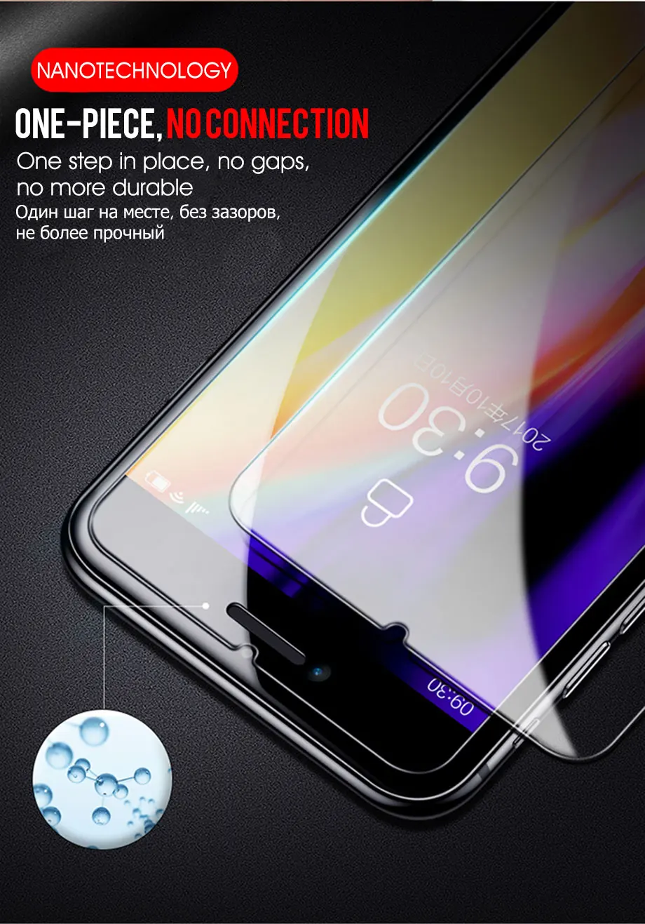 9H закаленное защитное стекло для экрана для iphone 6s 7 8 6 Plus для iphone 5S X XR 4S SE на iphone XS MAX стеклянная пленка