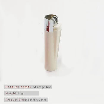 

Portable Mini Lighter Storing Box Hidden Compartment Pill Storage Box Diversion Safe Storage Case Color Random