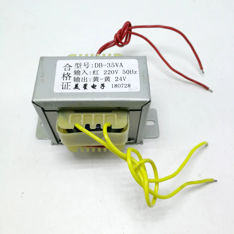 Мощность трансформатор EI6632 DB-35VA 35 Вт 220 V 24 V AC24V 1.5A AC изоляции