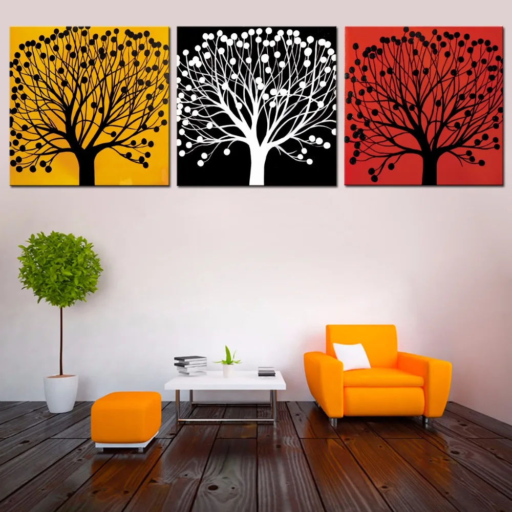 3 Pieces Set High Definition Canvas Prints Wall Decor Pictures for Living Room Decorative Spray