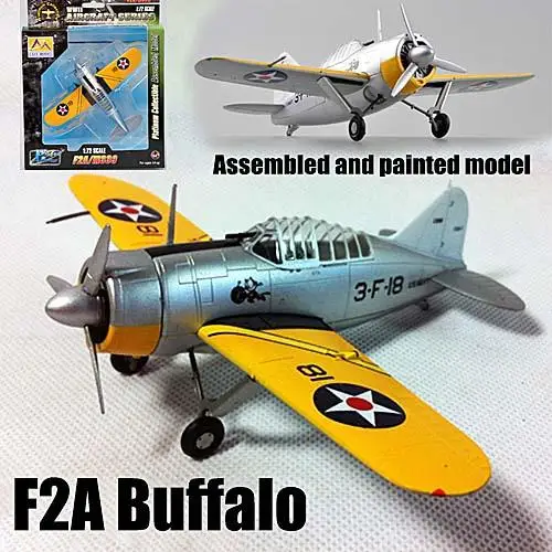 Finland F2A 2 Buffalo aircraft fighter 1/72 без литья под давлением пластиковый самолет легкая