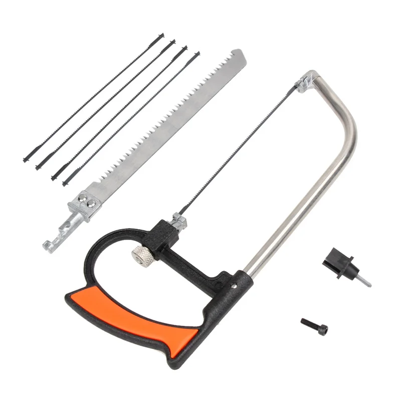 7 pcs/set Woodworking Saws Set Multi-purpose Hacksaw Frame with Steel Saw Blade Carpentry Wire Saw Woodworking Tools