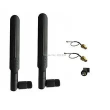 2x 8dbi 2.4 ГГц 5 ГГц 5.8 ГГц Dual Band Беспроводной сети Wi-Fi RP SMA Мужской Телевизионные антенны+ 2X35 см U. fl/ipex RP SMA женский косички кабель