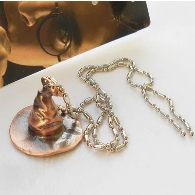 

wholesale Harry potter witch hat pendant necklace ornament accessories surrounding the movie toy props COS Doll accessories