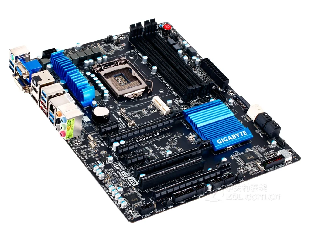 Материнская плата Gigabyte LGA 1155 DDR3 USB3.0 32G Z77 материнская для настольного ПК системная