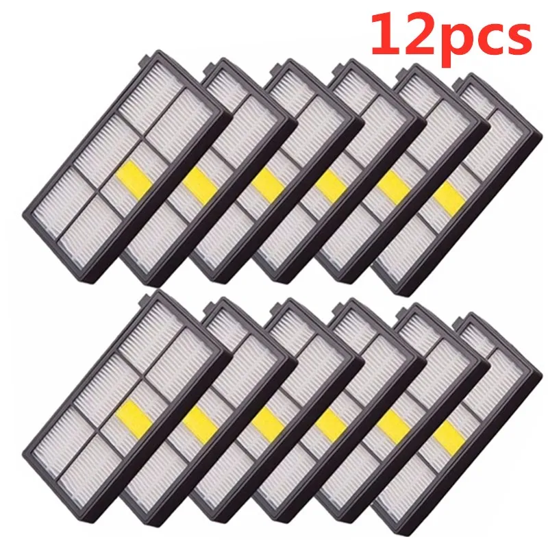 12* HEPA brush Filter Replacement for iRobot Roomba 800 900 Series 870 880 980 Vacuum Cleaner parts accessories | Бытовая техника